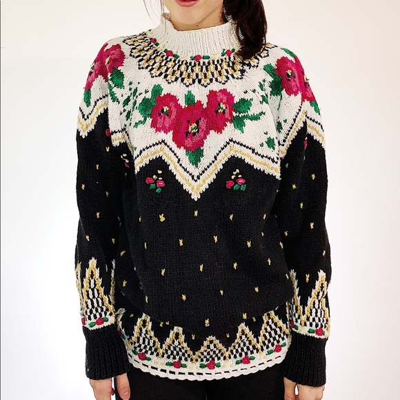 Vintage Sweaters - Vintage knit sweater